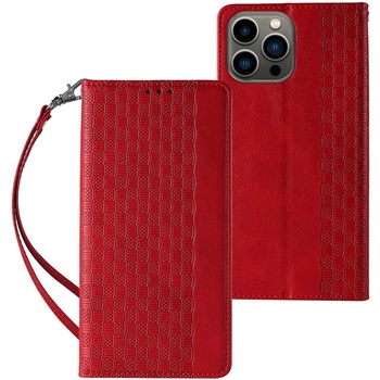 HQWear Калъф HQWear Magnet Strap Case за Samsung Galaxy S23, с верижка, червен (KXG0056953)