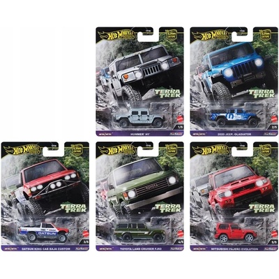 Hot Wheels Premium TERRA TREK SET Sada 5 ks. CAR CULTURE 1:64