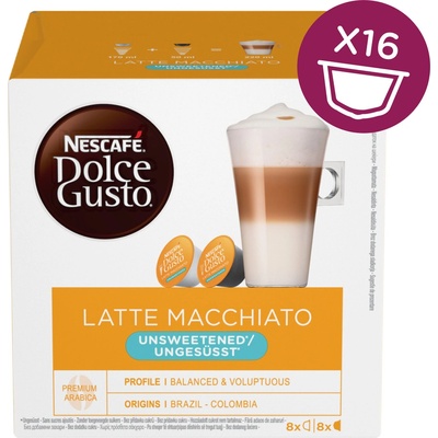 Nescafé Dolce Gusto Latte Macchiato Unsweetened 16 ks