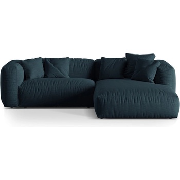 Micadoni Тъмносин модулен ъглов диван (десен ъгъл) Martina - Micadoni Home (MIC_RC_S_169_F1_MARTINA3)