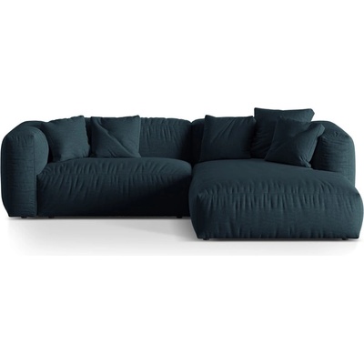 Micadoni Тъмносин модулен ъглов диван (десен ъгъл) Martina - Micadoni Home (MIC_RC_S_169_F1_MARTINA3)