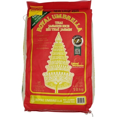 Royal Umbrella Jazmínová ryža thajská 18 kg