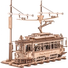 ROBOTIME Rokr 3D dřevěné puzzle Lisabonská tramvaj č.28, 374 ks