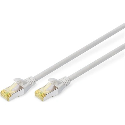 Digitus DK-1644-A-005 patch, Cat6A, S/FTP (PiMF), LSOH, 0,5m, šedý