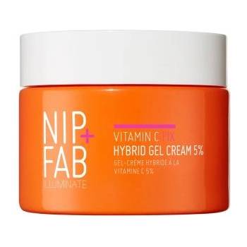 Nip + Fab Illuminate Vitamin C Fix Hybrid Gel Cream 5% озаряващ и хидратиращ крем за лице 50 ml за жени