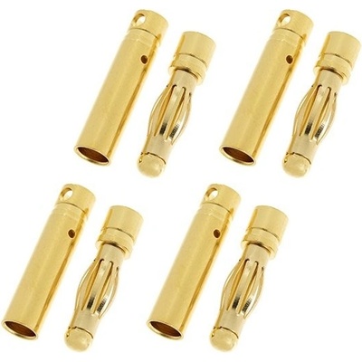 Revtec Konektor zlacený 4.0mm dlouhý 4 páry – Zboží Dáma