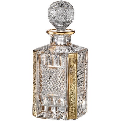 Bohemia Crystal Ručně broušená karafa na whisky Felicie Romantic 800ml – Zboží Dáma