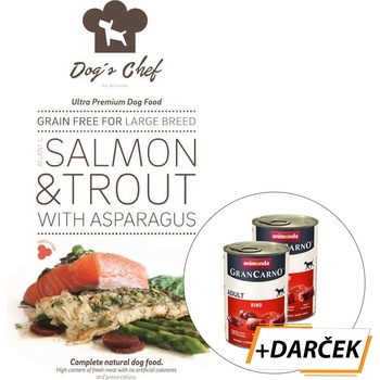 Dog's Chef Atlantic Salmon & Trout with Asparagus Large Breed 12 kg