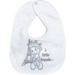 Bambino Casa Лигавник с бродерия Bambino Casa - Paris, Bianco (3358) - ozone