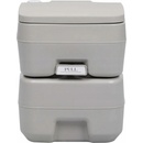 Vidaxl Prenosná kempingová toaleta 20+10 l