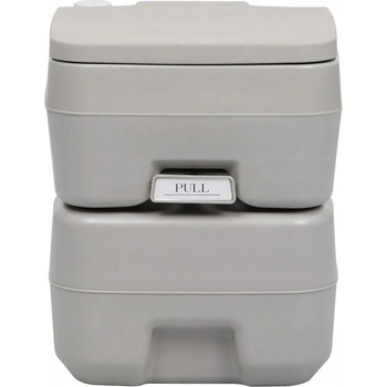 Vidaxl Prenosná kempingová toaleta 20+10 l