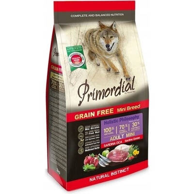 Primordial Dog Grain Free Mini Adult Sardinka 6 kg