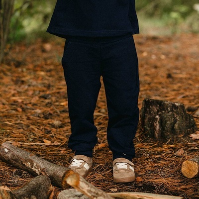 Tmavě modré dětské teplákové kalhoty kolekce Simply Comfy