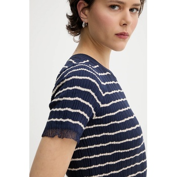 rag & bone Тениска Rag & Bone дамска в тъмносиньо WAS25P025UG25 (WAS25P025UG25)