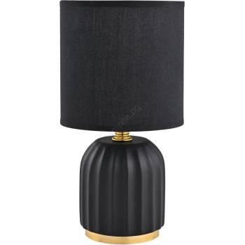 Zuma Line HS8723-BL - Настолна лампа 1xE14/40W/230V черен/златист (ZL0801)