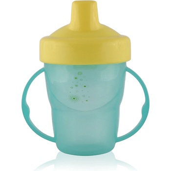 Lorelli Преходна чаша с дръжки и твърд накрайник Lorelli Baby Care - 210 ml, Зелена (10230550003)