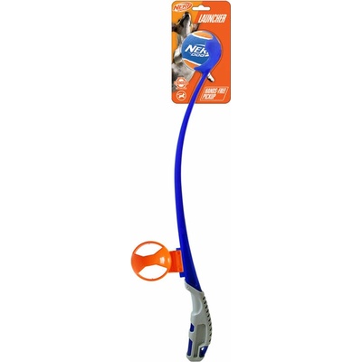 Nerf Dog priehľadný Air Strike a tenisová loptička bez pískadla 41,5 cm / 6,5 cm
