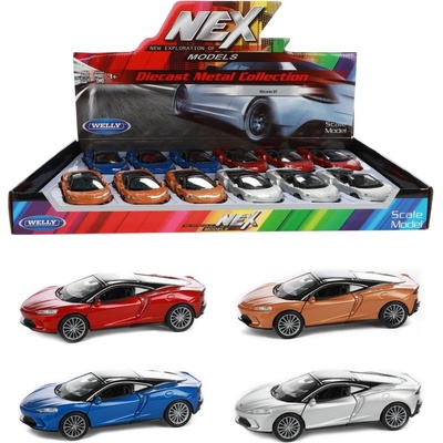 Метална количка Welly - Mclaren GT, асортимент (21747)