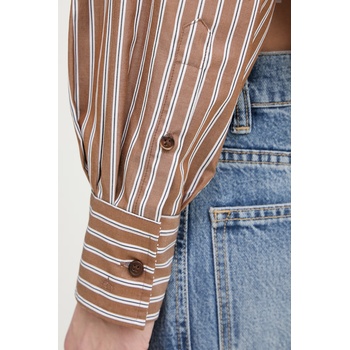 rag & bone риза дамска от памук Marin (RA4W25HSMCN)