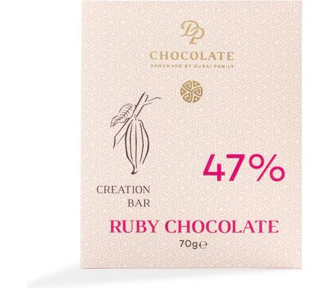 DP chocolate Tabuľková čokoláda Basic mliečna Ruby 70 g