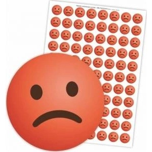 LearnHow Motivational stickers - Sad Mouth 88 pcs