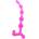 Baile - baile anal Анална броеница bendy twist anal beads pink