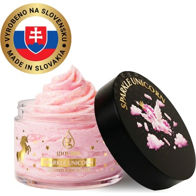 Giovani šlehané tělové máslo SPARKLE UNICORN 150 ml – Zboží Dáma