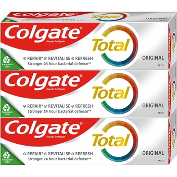 Colgate Total Original zubní pasta 3 x 75 ml