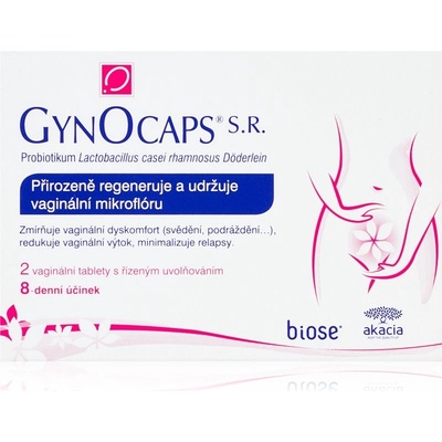 GynOcaps Vaginální probiotikum tablety pro podporu vaginálního prostředí 2 tbl