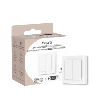 Image 1 of Aqara Light Switch H2 Смарт стенен двоен ключ (WS-K08D)