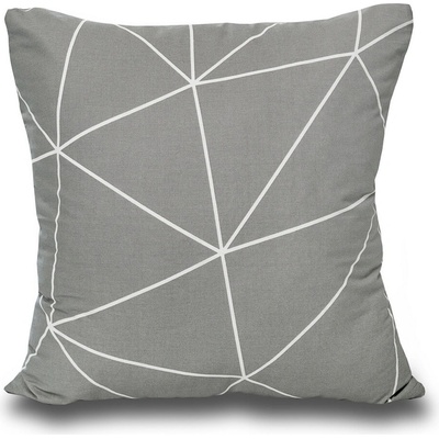 Kvalitex Nordic Grid sivá 50 x 70 cm