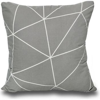 Kvalitex Nordic Grid sivá 50 x 70 cm