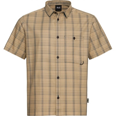 Jack Wolfskin Мъжка риза с копчета Jack Wolfskin Hot Trail Shirt - Phantom Checks - размер XXL (033-3066-0515)