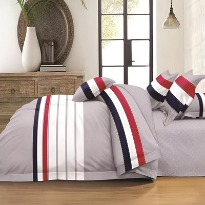 EmonaMall Еднолицево спално бельо (размер за приста) EmonaMall, 4 части - Модел S18478 (S18478-33333f)