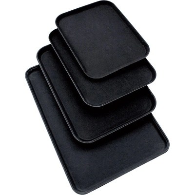 Stalgast Tác obdélníkový protiskluzový černý 510x380 mm 411560 černý