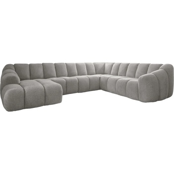 Miuform Светлосив ъглов диван (десен ъгъл/U форма) Shell - Miuform (2551TA11)