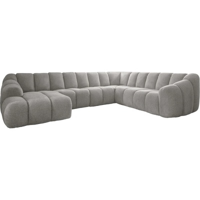 Miuform Светлосив ъглов диван (десен ъгъл/U форма) Shell - Miuform (2551TA11)