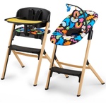 KinderKraft Комплект столче за хранене и шезлонг KinderKraft - Livy и Calmee, Happy Shapes (KHLICA00HAP0000)
