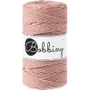 Bobbiny 3PLY Macramé Rope 3 mm 100 m Blush юта (TS-E001)