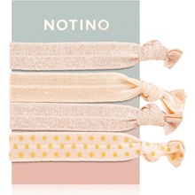 Notino Pastel Collection Hair elastics gumičky do vlasov Orange 4 ks