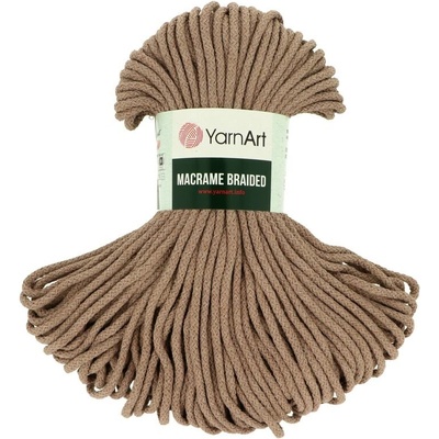 YarnArt Macrame Braided 768 tmavý hnedý 5mm