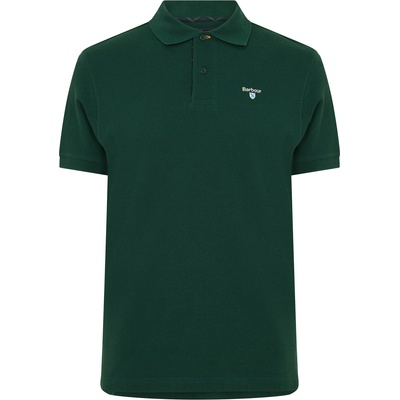 Barbour Блуза с яка Barbour Mens Tartan Pique Polo Shirt - Seaweed GN73