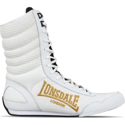 Lonsdale Обувки Lonsdale Contender Boxing Boots - White/Blk/Gold