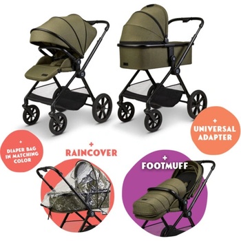 MOON Clicc moss green melange 2023