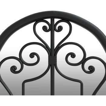 Image 1 of vidaXL Огледало, черно, 100x45 см, желязо, за употреба на закрито (3093544)