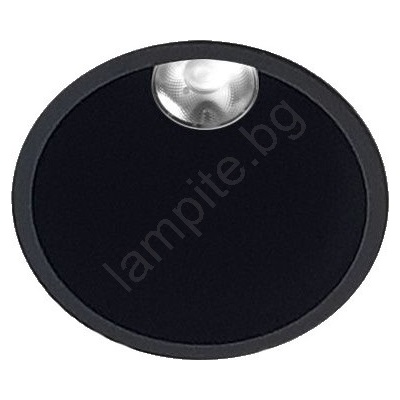 LED2 Led2-led Лампа за баня zero led/10w/230v 3000k cri 95 ip43 черен Ø10, 9 см (w4444)