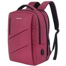 Canyon BPE-5, batoh pre 15,6´´ notebook, 22l, vodeodolný, 7 vreciek, USB-A nabíjací port, červená CNS-BPE5BD1
