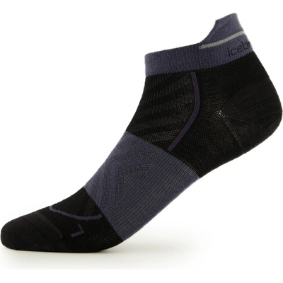 Icebreaker Дамски чорапи за бягане Icebreaker Women's Merino Run+ Ultralight Micro Running socks - Black / Graphite - размер 35-37 (EU) (201-8167-0111)