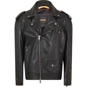 Boss Яке Boss Men's Jonu Leather Jacket - Black