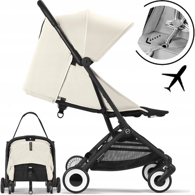 Cybex Orfeo Gold Canvas White BLK 2024